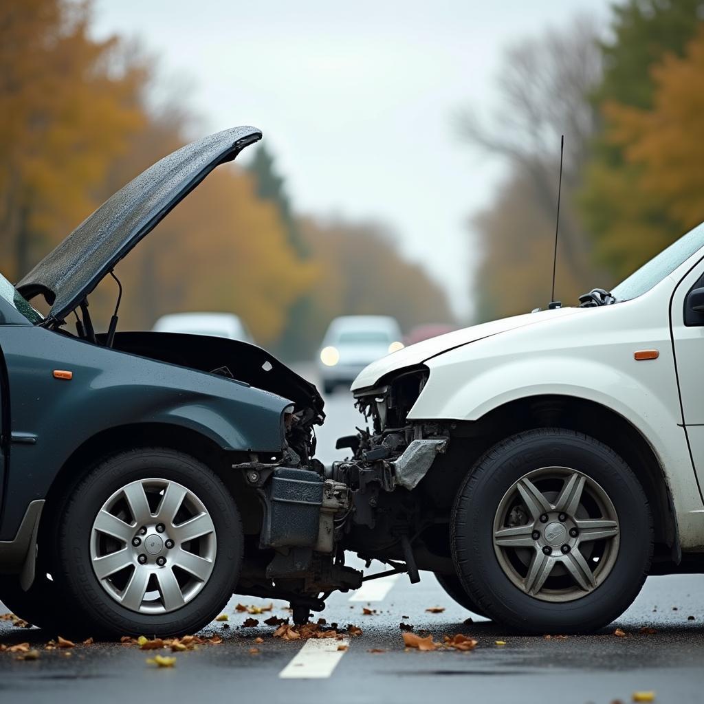 Car Accident Scene