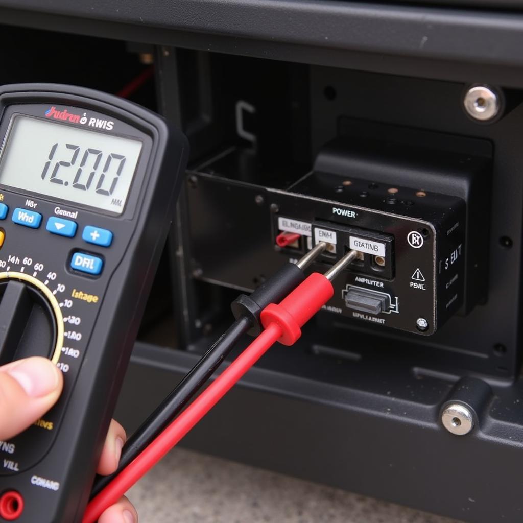 Checking the Power Connection to a Car Amplifier