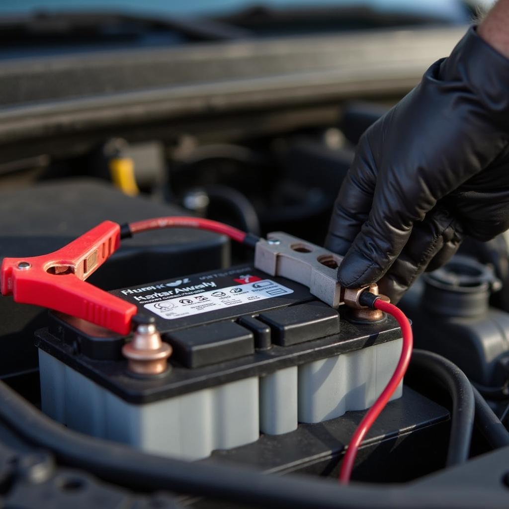 Tools for jumpstarting a car battery