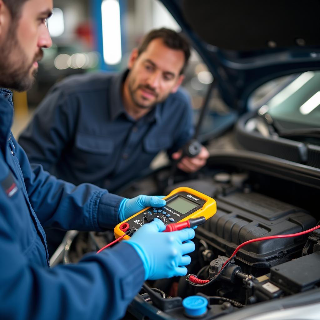 Checking Car Battery