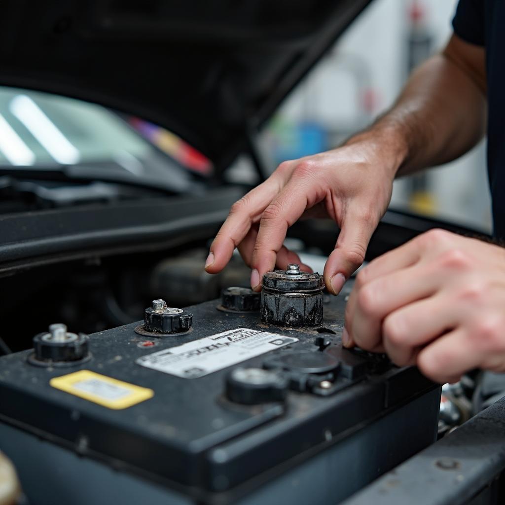 Car Battery Connection