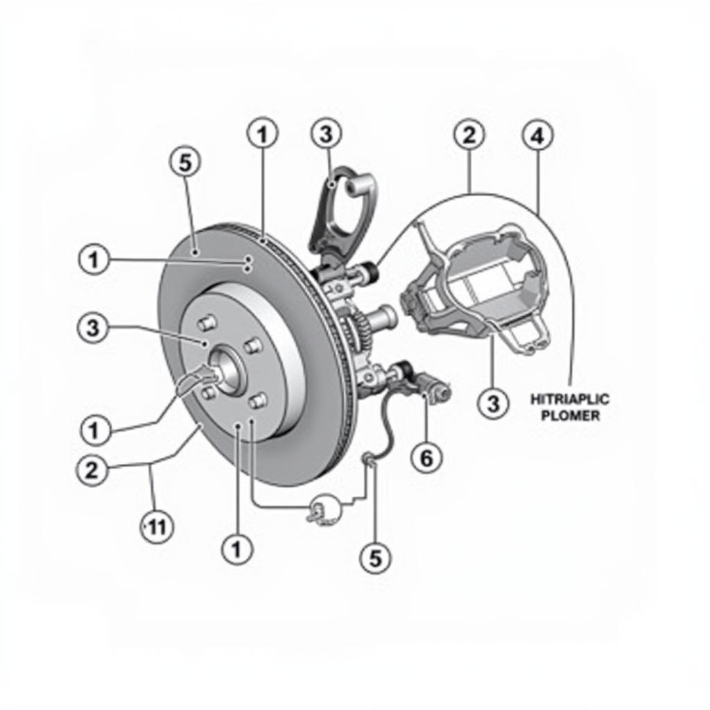 Car Brake System Components