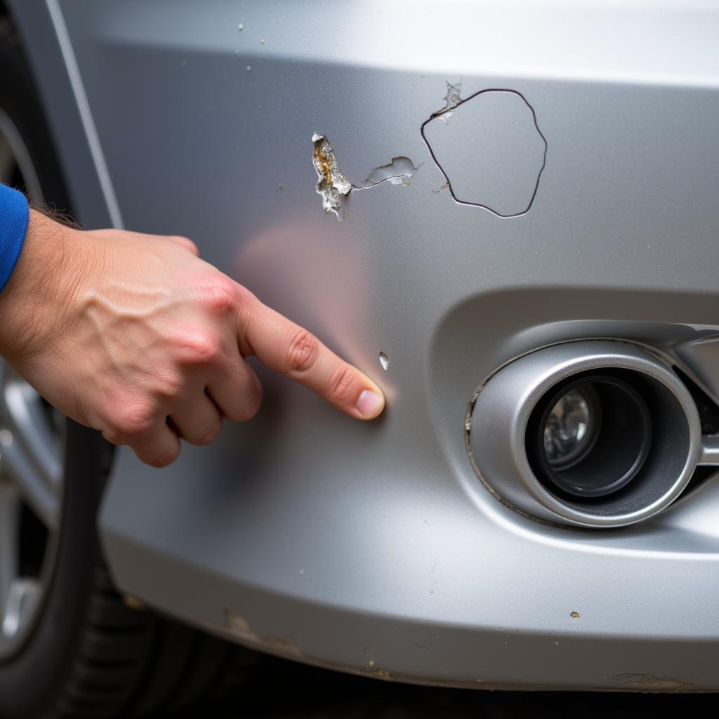 Assessing Car Bumper Damage