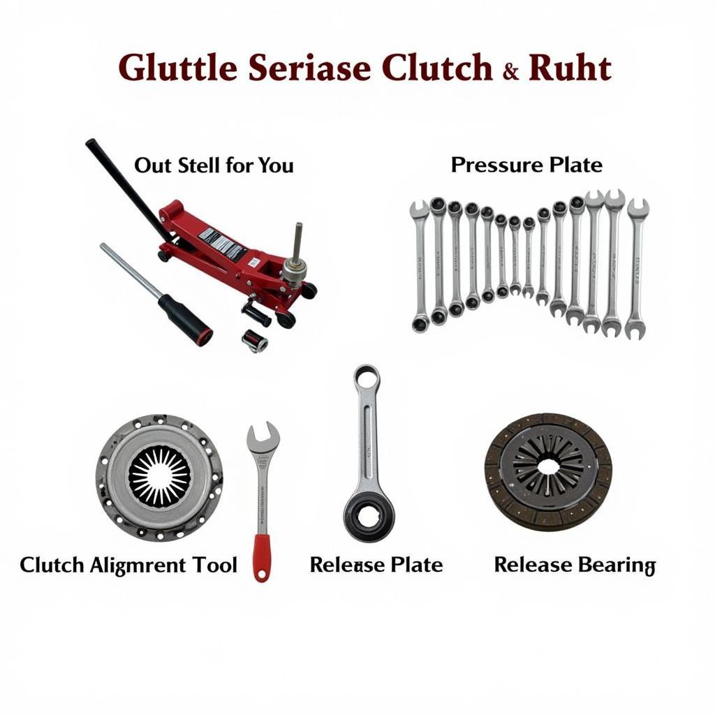 Car Clutch Repair Tools and Parts