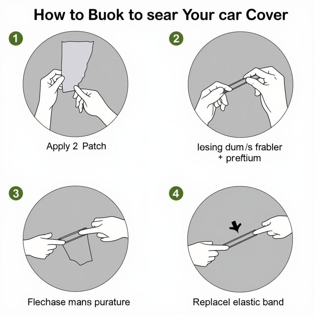 Car Cover Repair Process