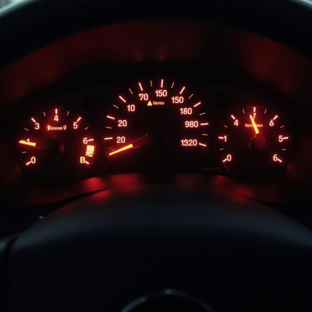 Car Dashboard Warning Lights