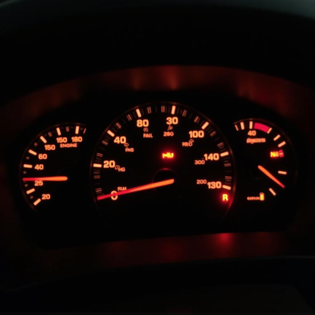 Car Dashboard Warning Lights