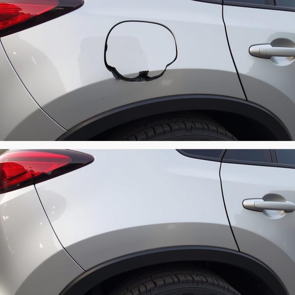 Car Dent Repair Before and After