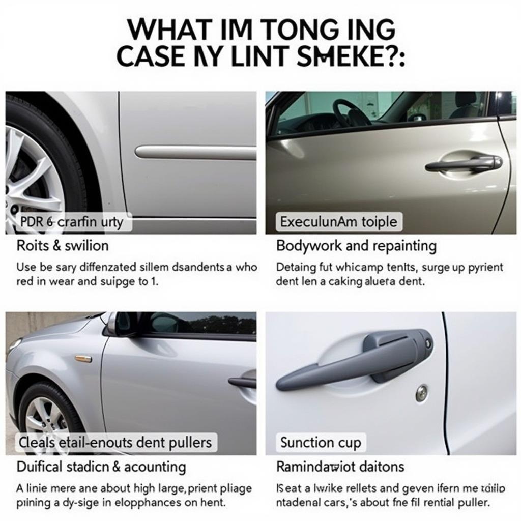 Various Car Dent Repair Methods