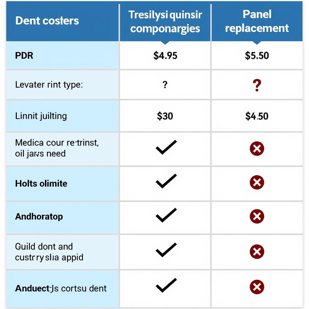 Car Dent Repair Methods and Cost Comparison