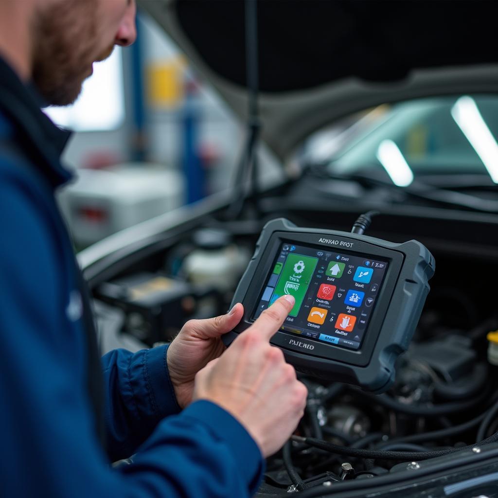 Car Diagnostic Equipment in a Tampa Repair Shop