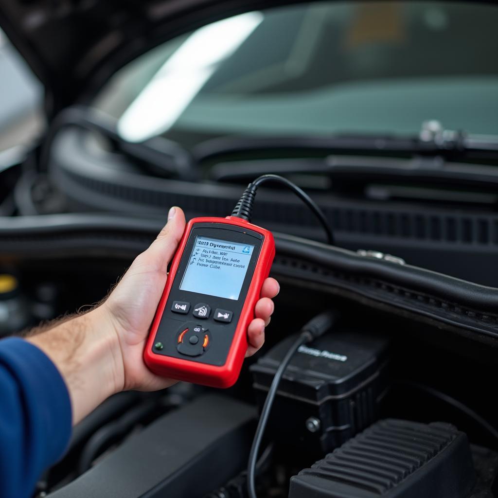 Car diagnostic scan using a computer