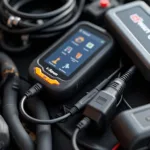 Car diagnostic tools used by AAA Auto Service