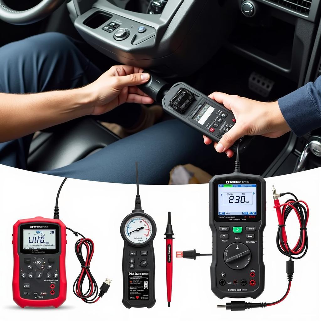 Car Diagnostic Tools in Use