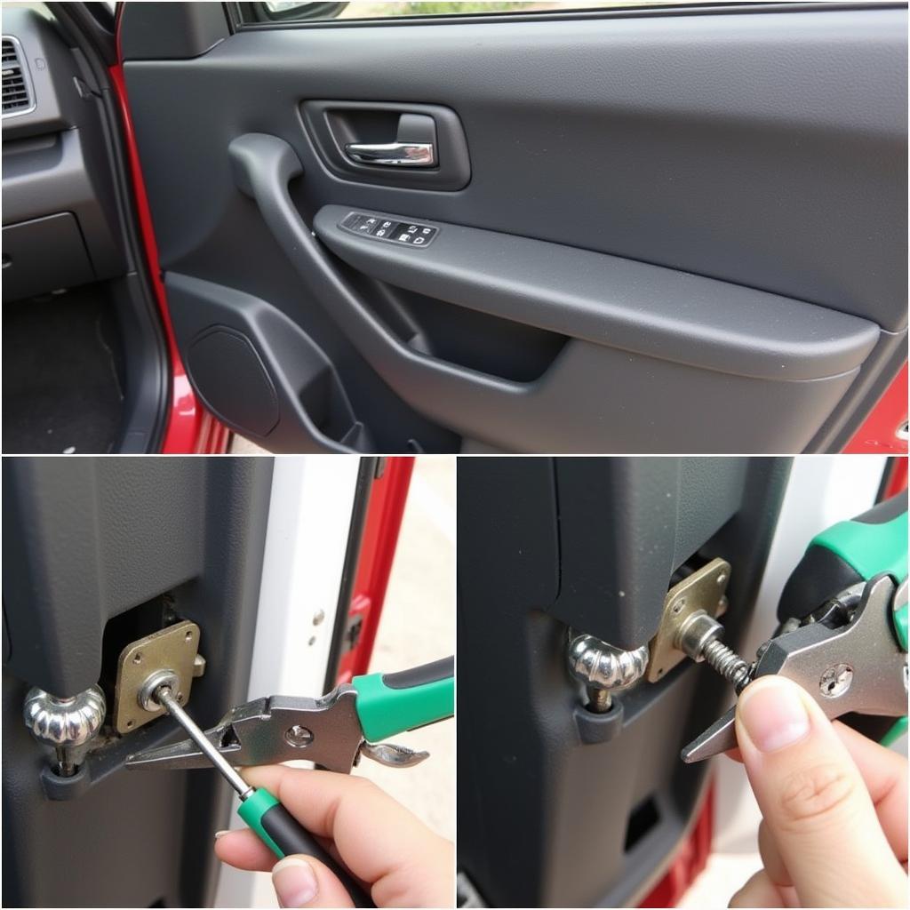 Repairing a Broken Car Door Lock Linkage