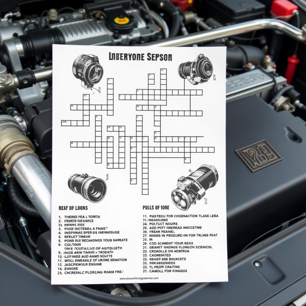 Car Engine Crossword Puzzle