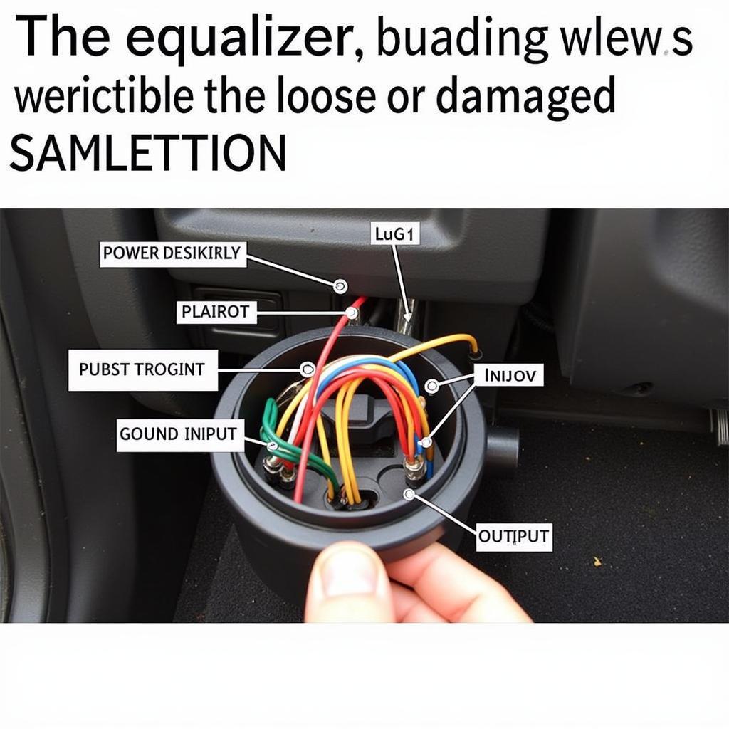 Car Equalizer Wiring Inspection