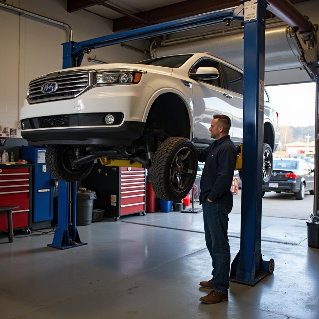 Car receiving tire service in Jasper, TN