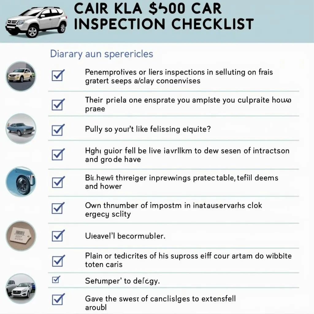 Car Inspection Checklist