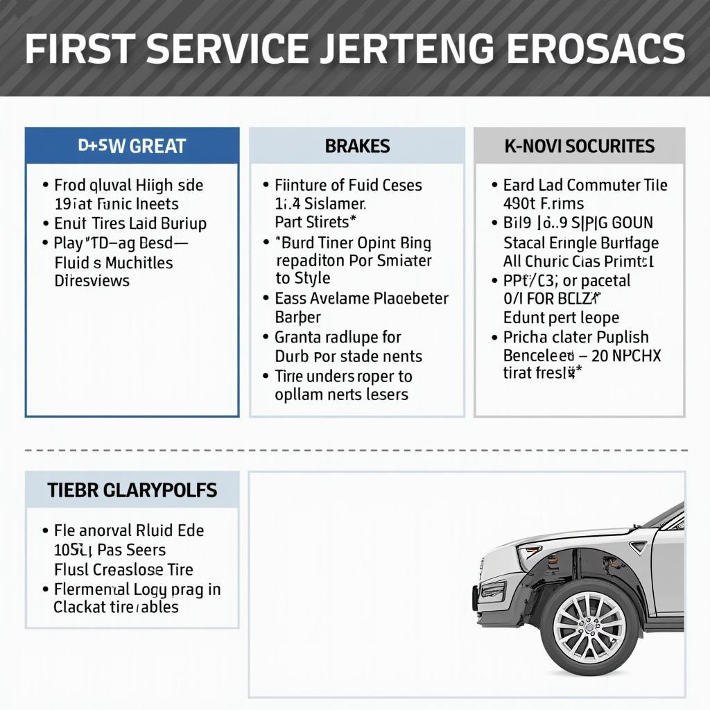 Comprehensive Car Inspection Checklist During First Service