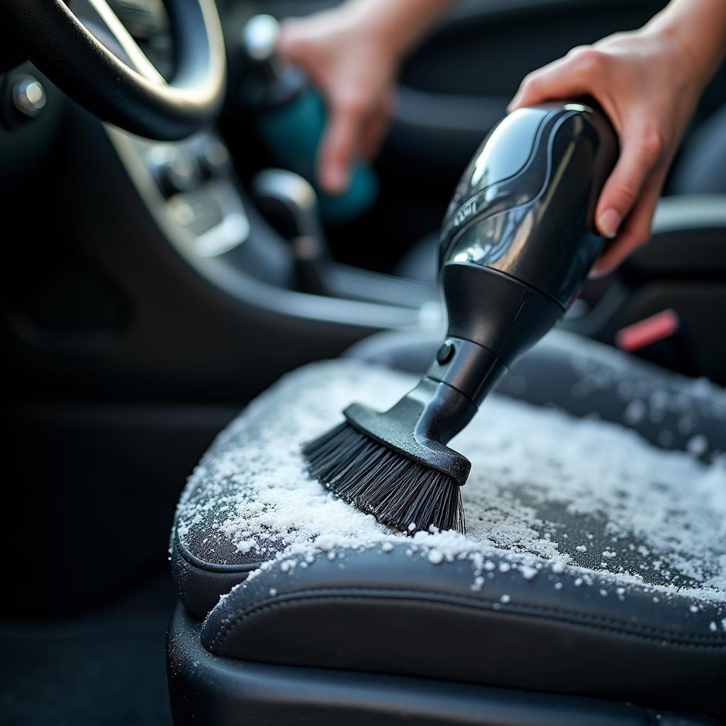 Thorough car interior cleaning in Cockeysville