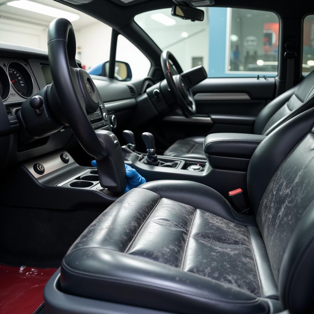 Professional car interior detailing in Tigard