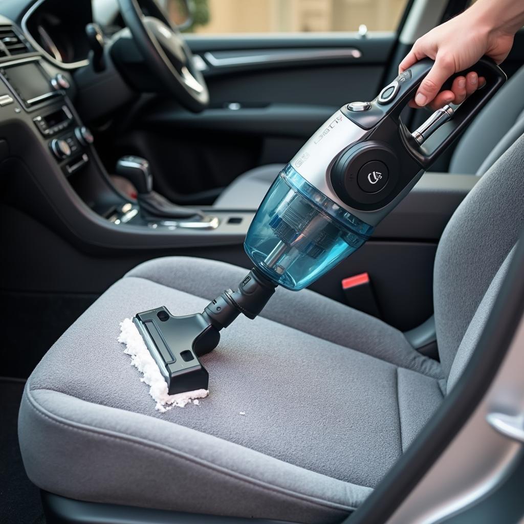 Car Interior Vacuuming in Detail