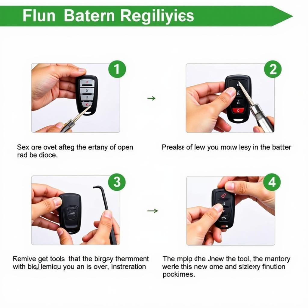 Replacing Car Key Fob Battery