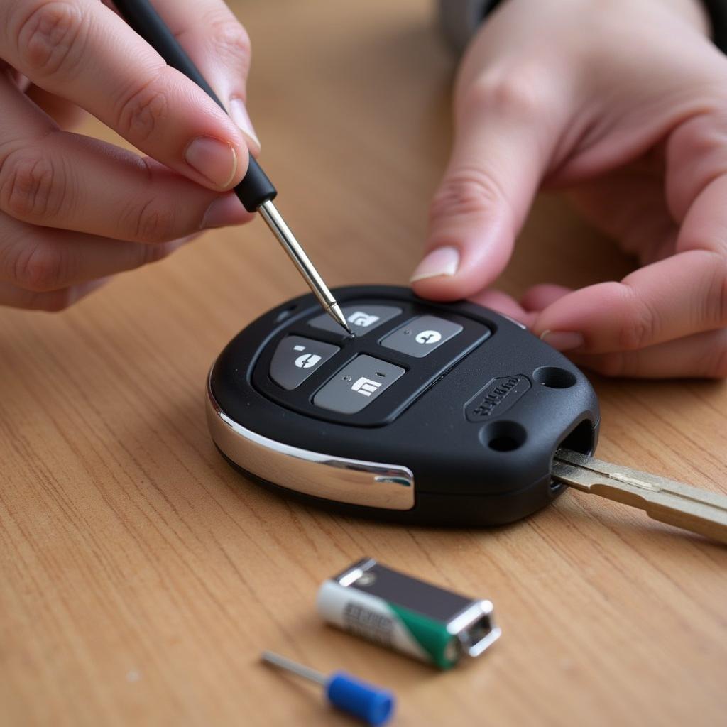 Replacing a Car Key Fob Battery