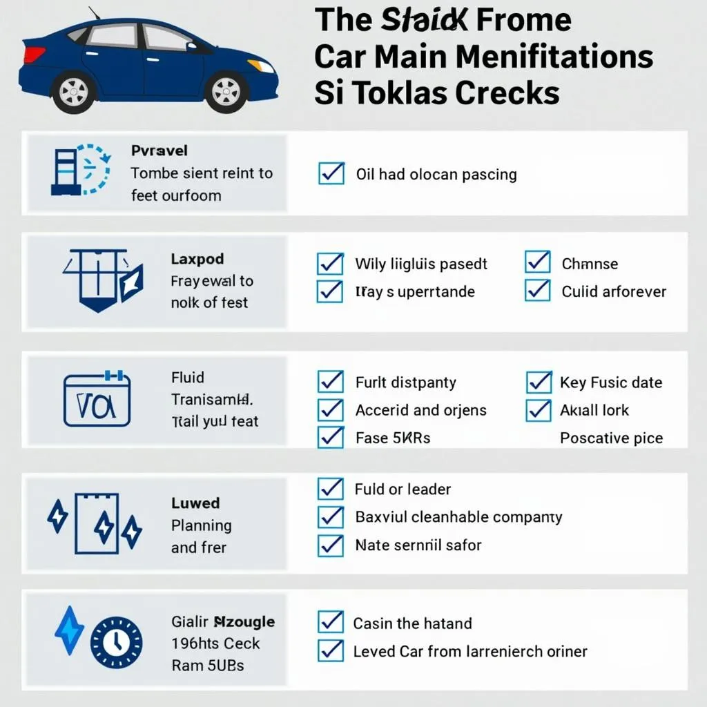 Car Maintenance Checklist