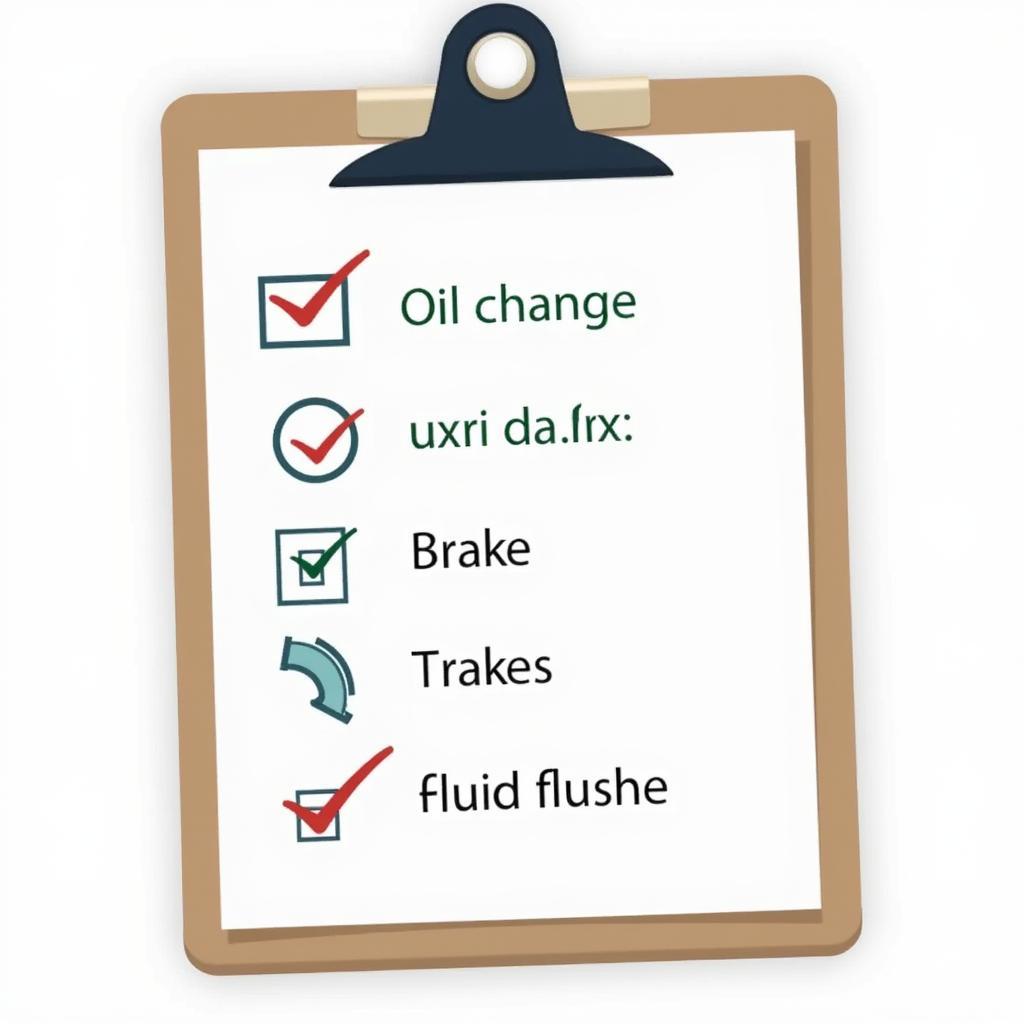 Car Maintenance Checklist