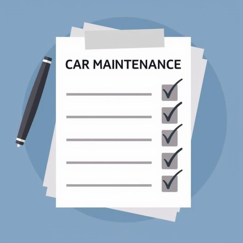 Car Maintenance Checklist