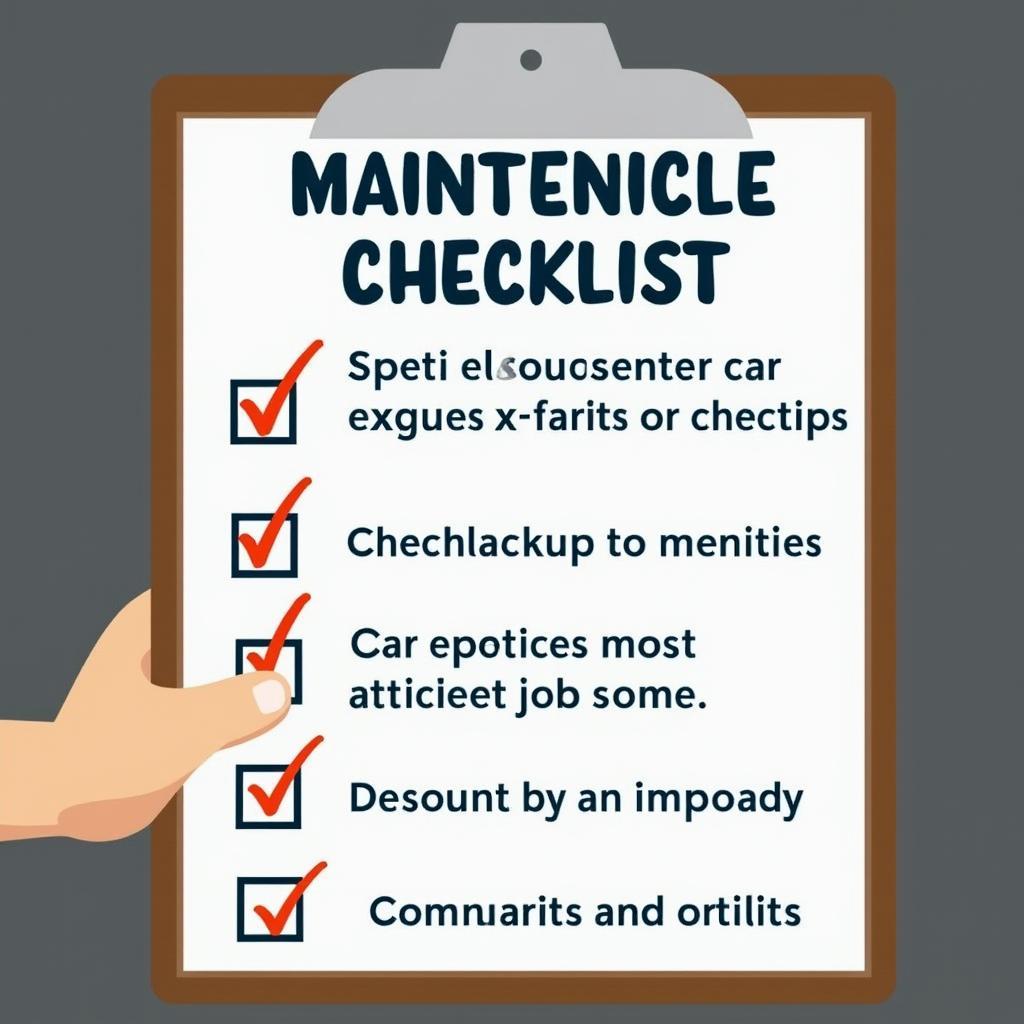 Car Maintenance Checklist