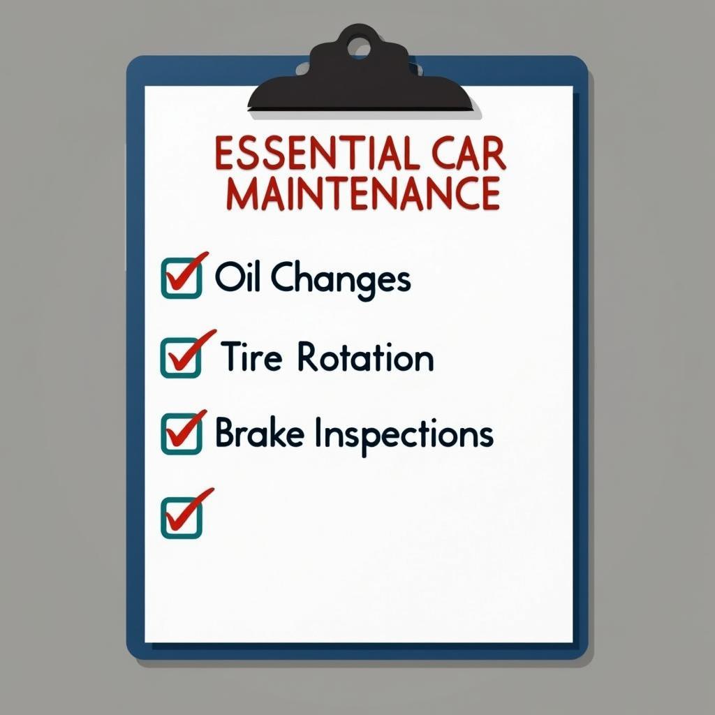 Car Maintenance Checklist