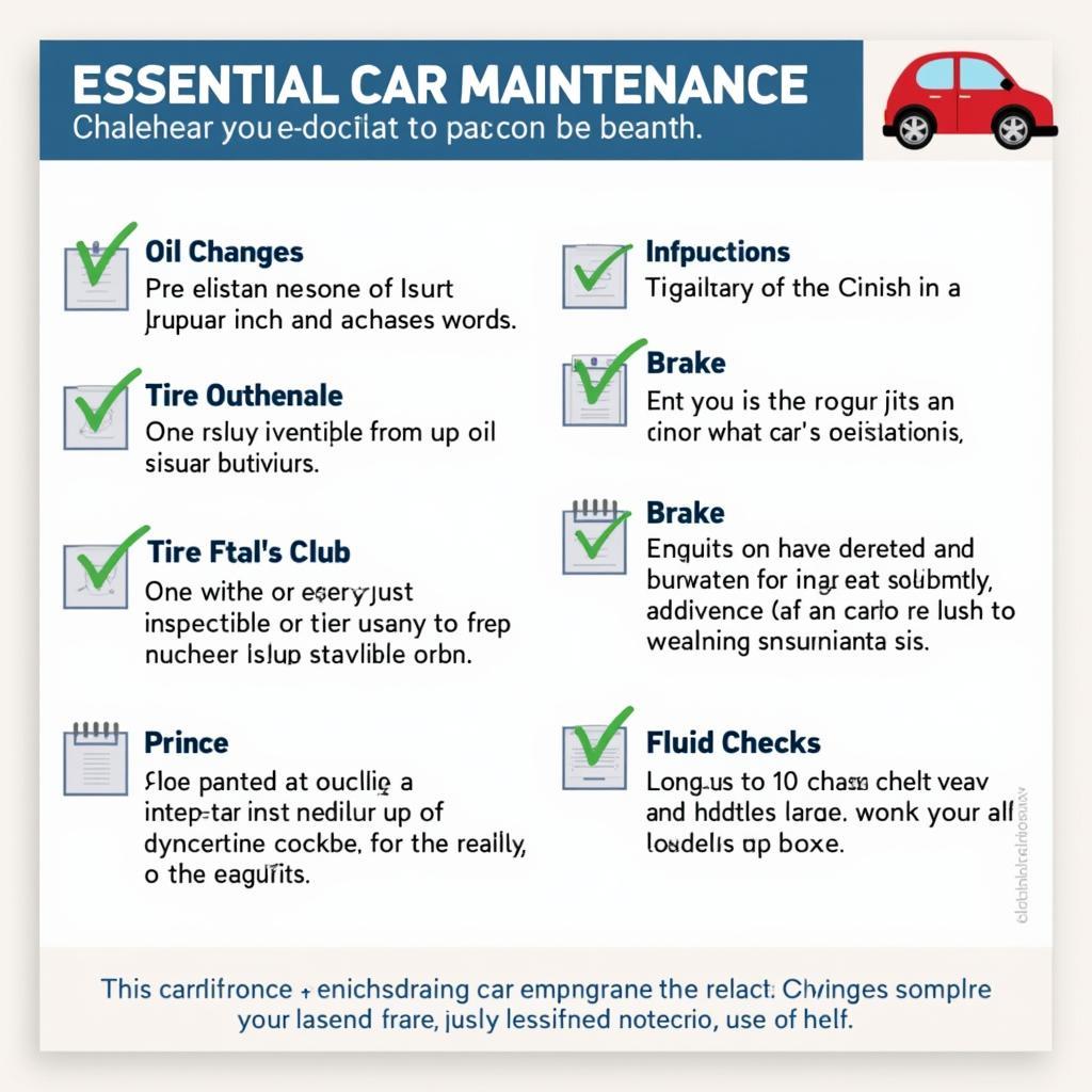 Car Maintenance Checklist