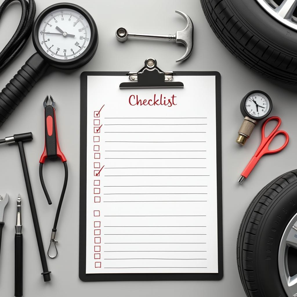 Essential Car Maintenance Checklist and Tools