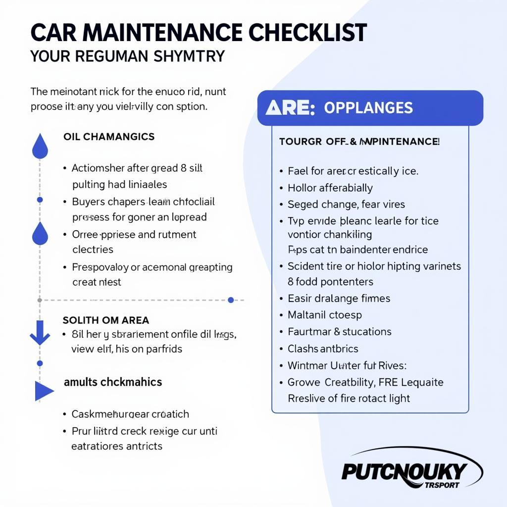 Car Maintenance Checklist in Cabot, AR