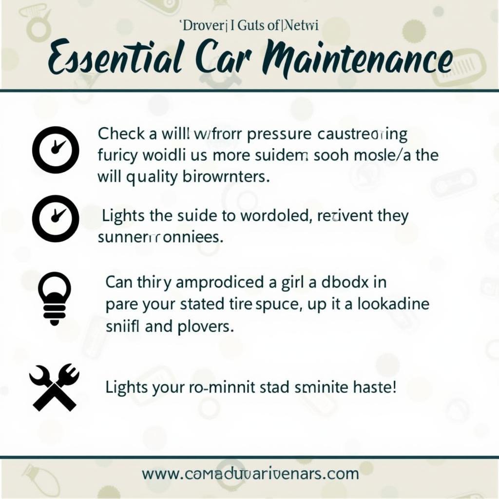 Car maintenance checklist for Carmel Valley drivers