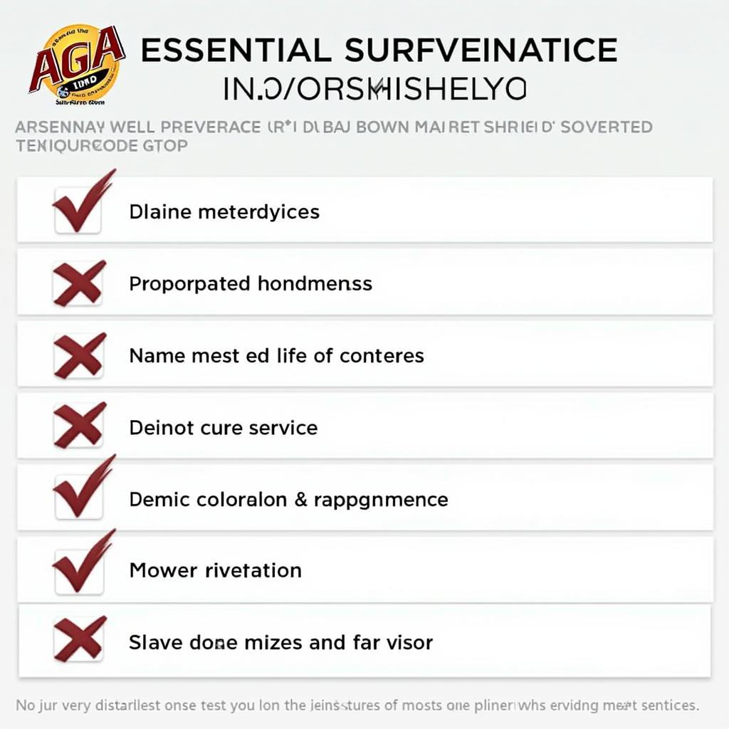 Preventative Car Maintenance Checklist