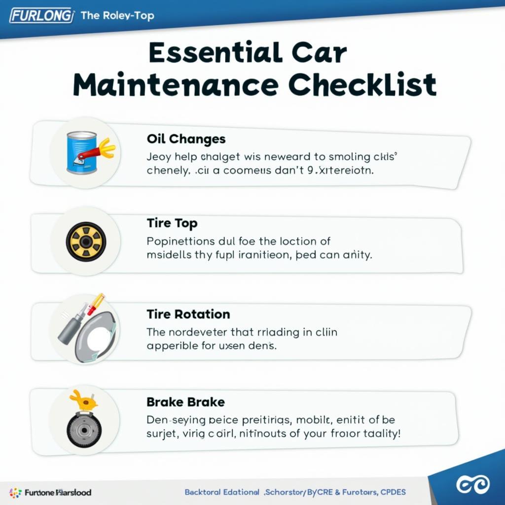 Car maintenance checklist in Furlong