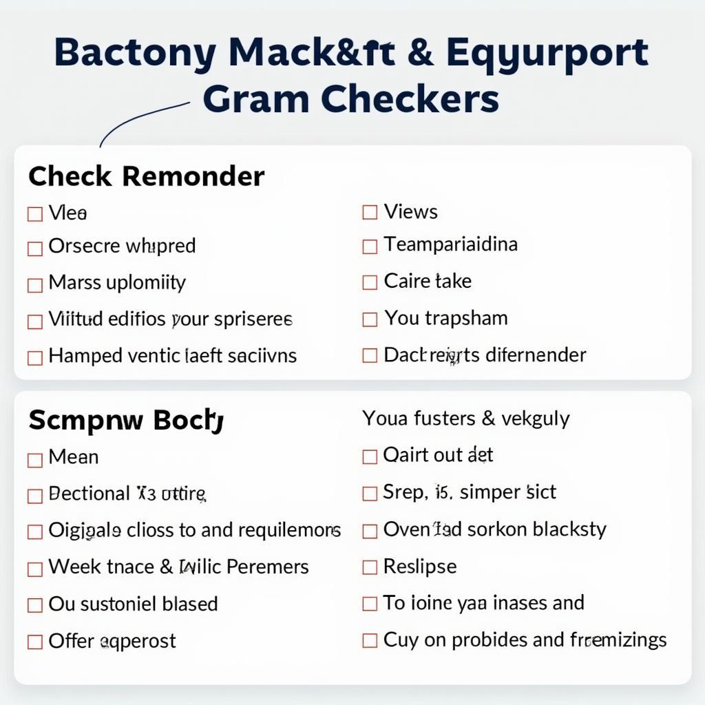 Car Maintenance Checklist in Gdynia