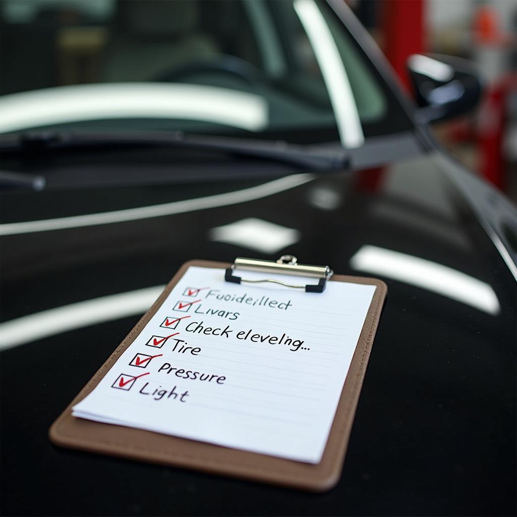 Gettysburg Car Maintenance Checklist