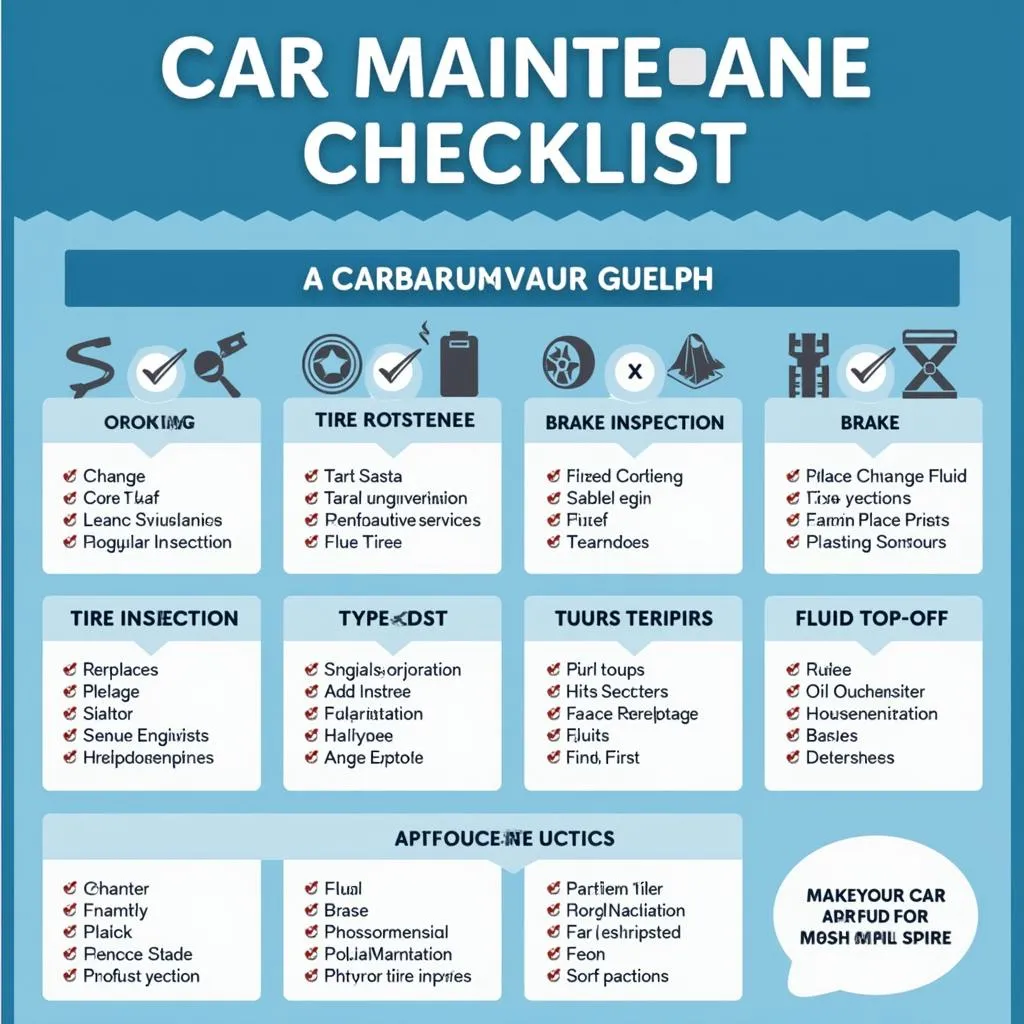 Car Maintenance Checklist Guelph