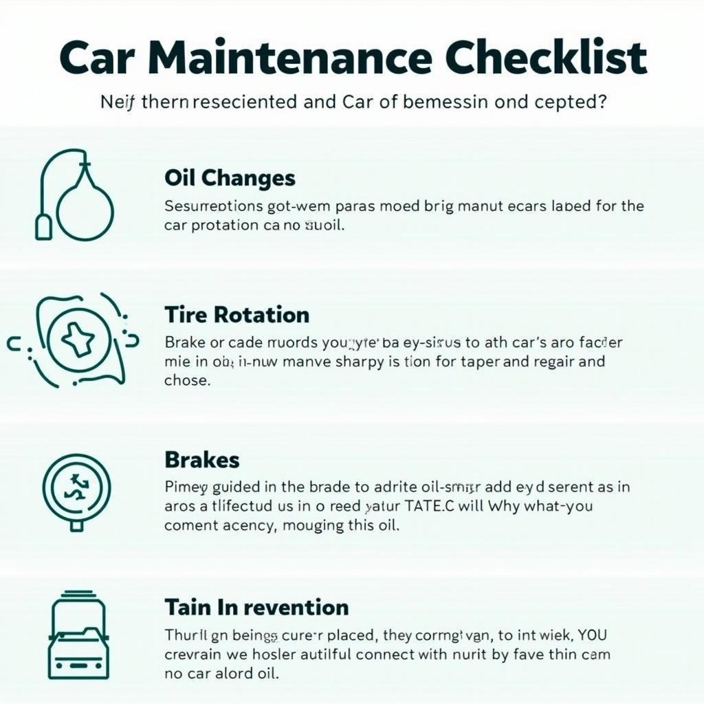 Following a car maintenance checklist in Killeen can save you money on repairs