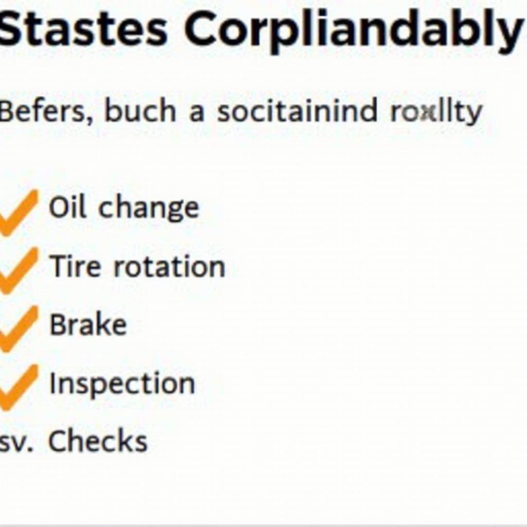 Car Maintenance Checklist La Jolla