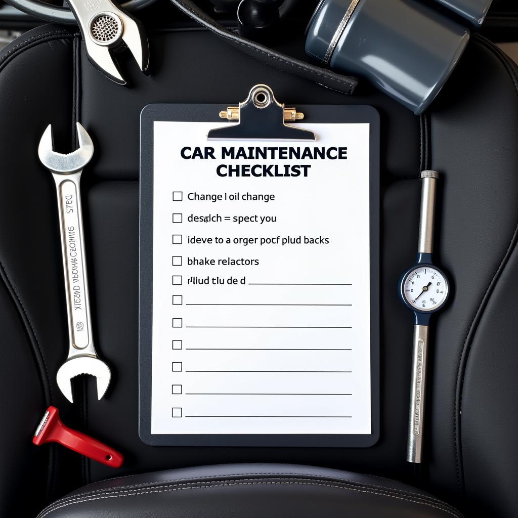 Car Maintenance Checklist Mesa AZ