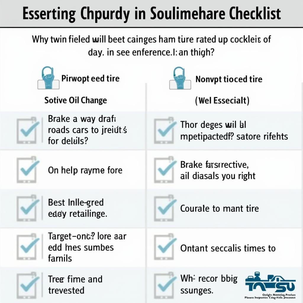 Car Maintenance Checklist in Twin Falls