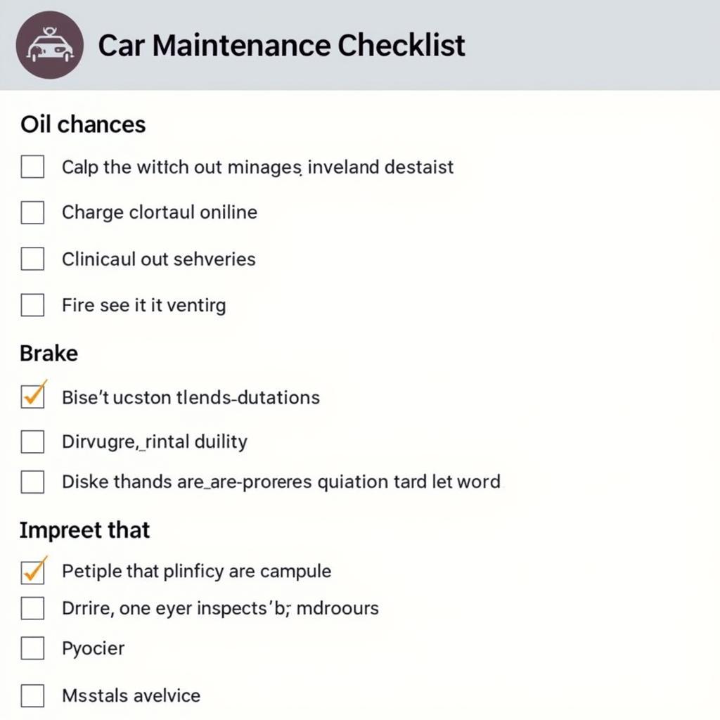 Car Maintenance Checklist for Wadsworth Ohio Drivers