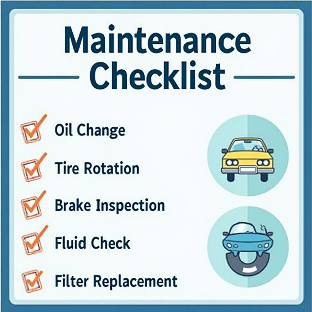 Car Maintenance Checklist West Islip