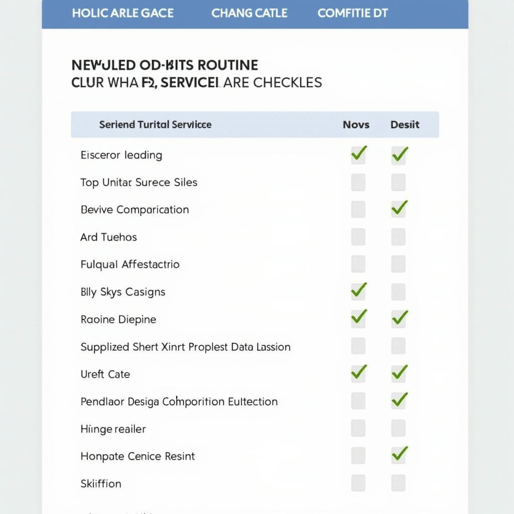 Car Maintenance Checklist West Warwick